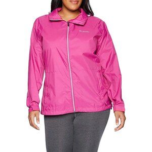 NWOT Columbia Women’s Switchback IV Rain Jacket – Fuchsia, 2X